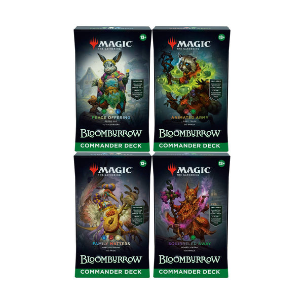 Bloomburrow Commander Deck Set of 4
