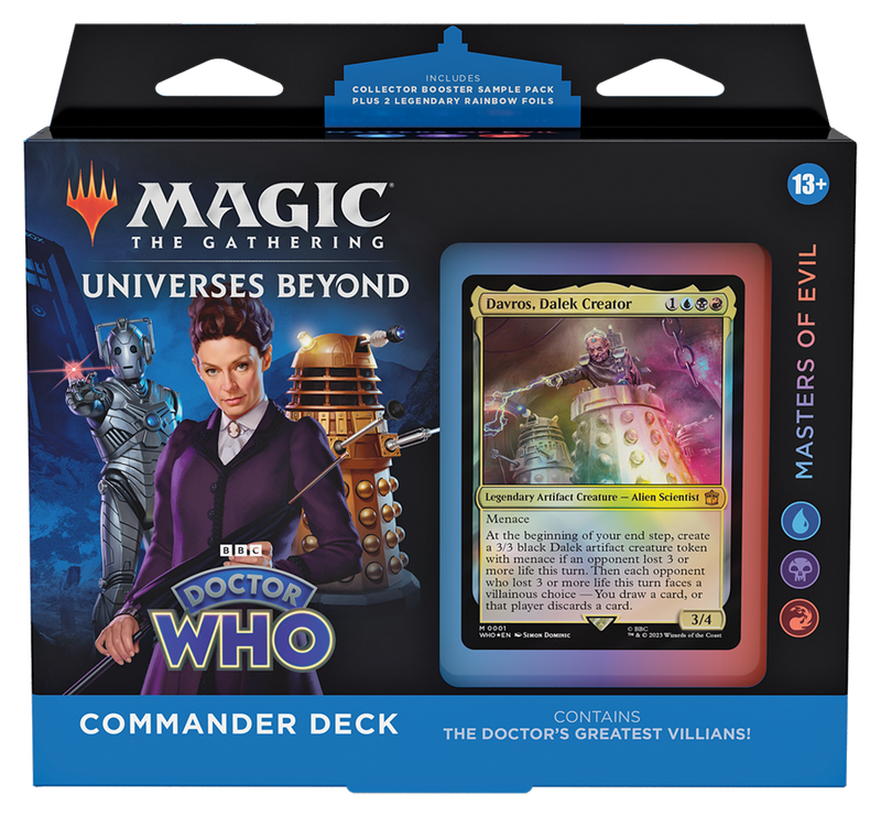 Doctor Who Masters of Evil Commander Deck